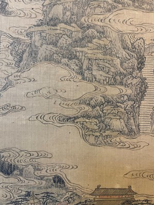 Lot 198 - A Chinese hanging scroll