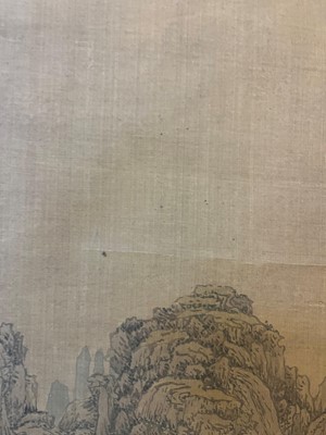 Lot 198 - A Chinese hanging scroll