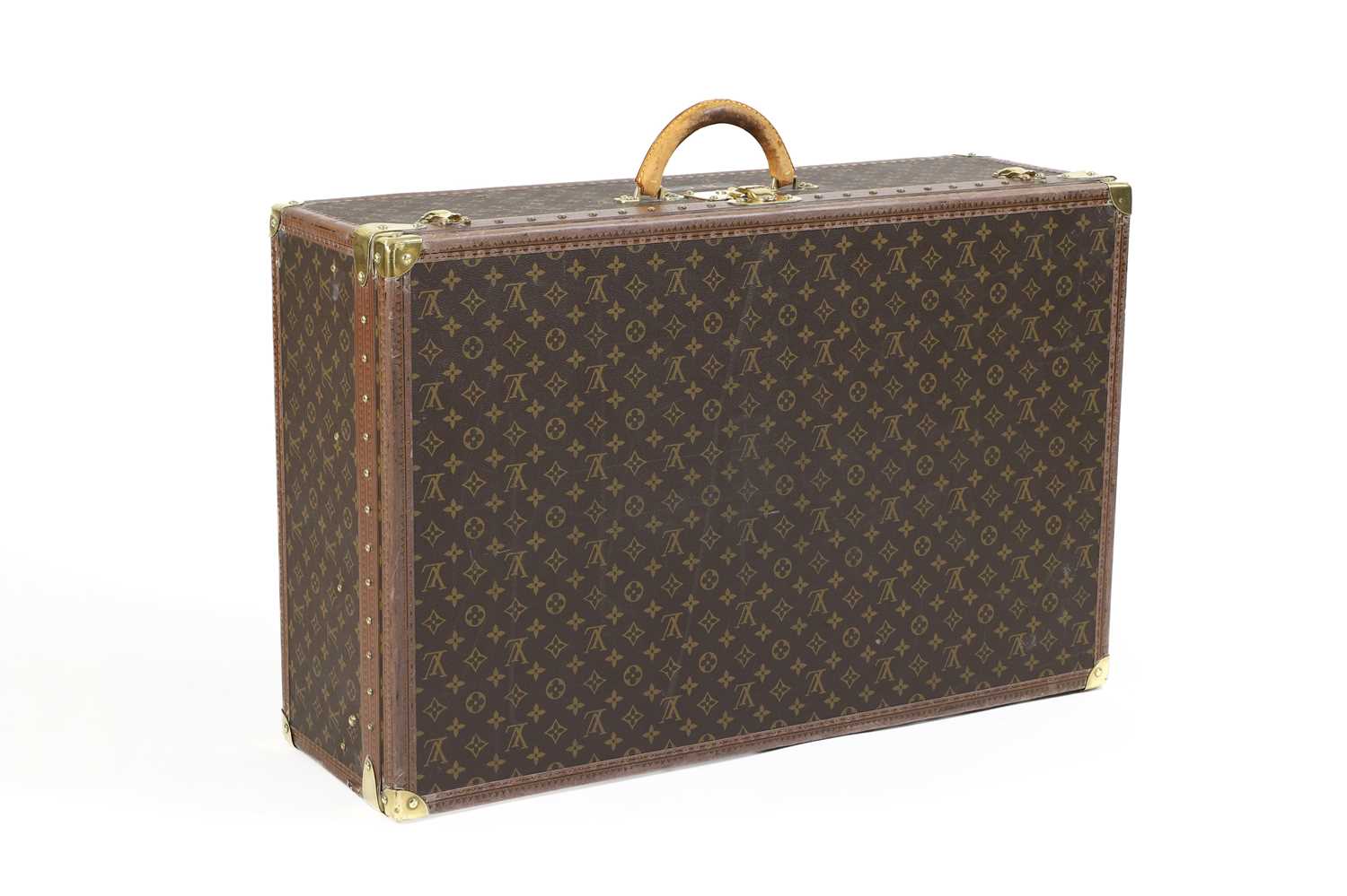 Lot 94 - A Louis Vuitton monogrammed canvas 'Alzer 80' suitcase