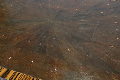 Lot 200 - A zebrawood coffee table