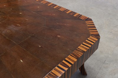 Lot 200 - A zebrawood coffee table