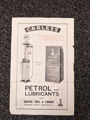 Lot 351 - A collection of Carless Capel & Leonard advertising material and ephemera