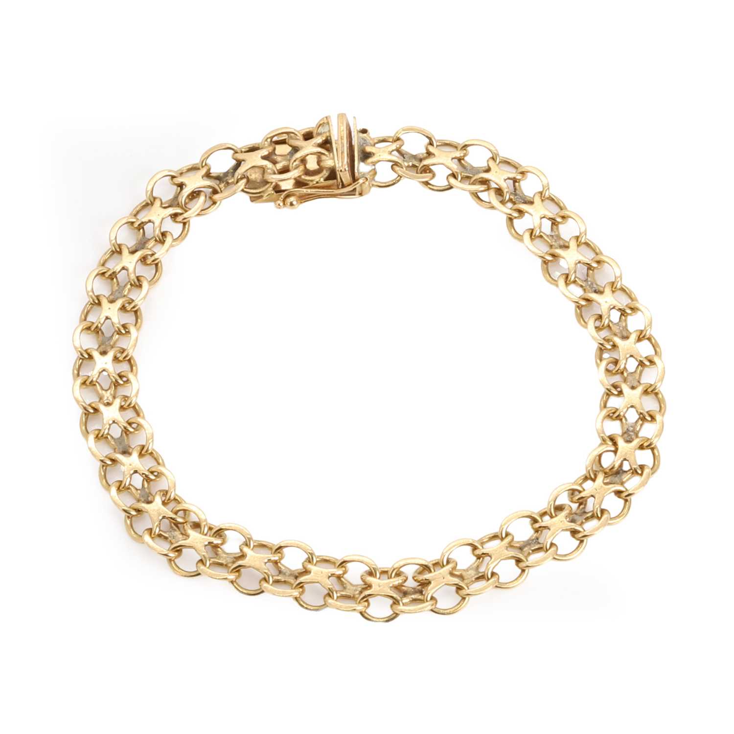 Lot 93 - A Swedish gold bracelet