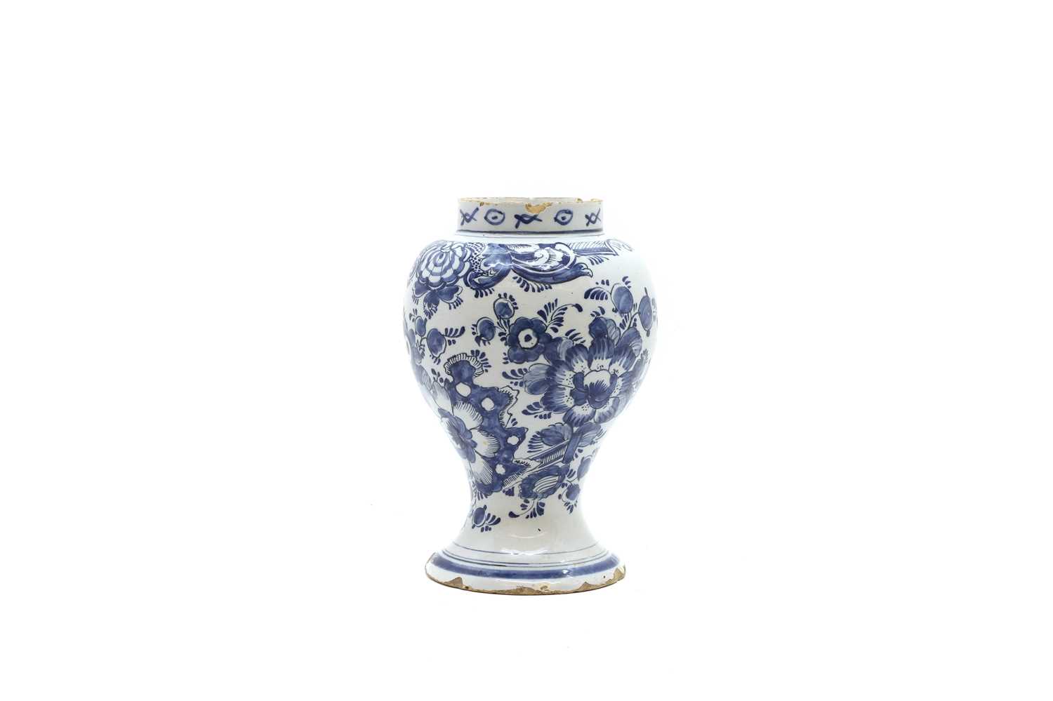 Lot 238 - A Delft pottery vase