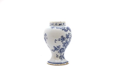 Lot 238 - A Delft pottery vase