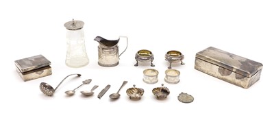 Lot 50 - A group of silver items