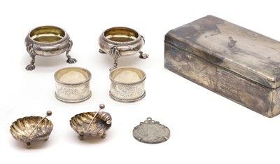 Lot 50 - A group of silver items
