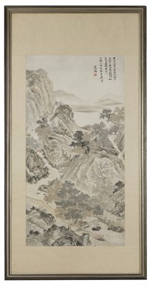 Lot 295 - A Chinese gouache painting