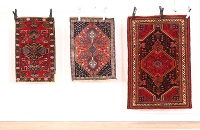 Lot 447 - Three Persian rugs