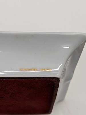 Lot 243 - A Hermes Pairs porcelain ashtray