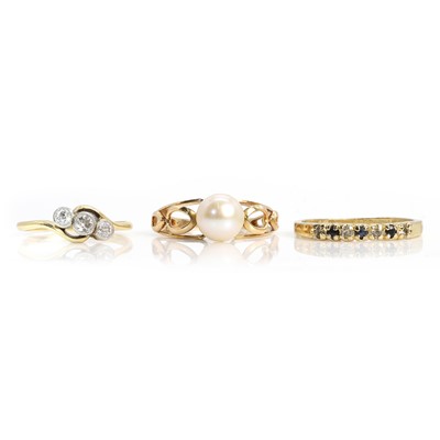 Lot 240 - Two gold rings