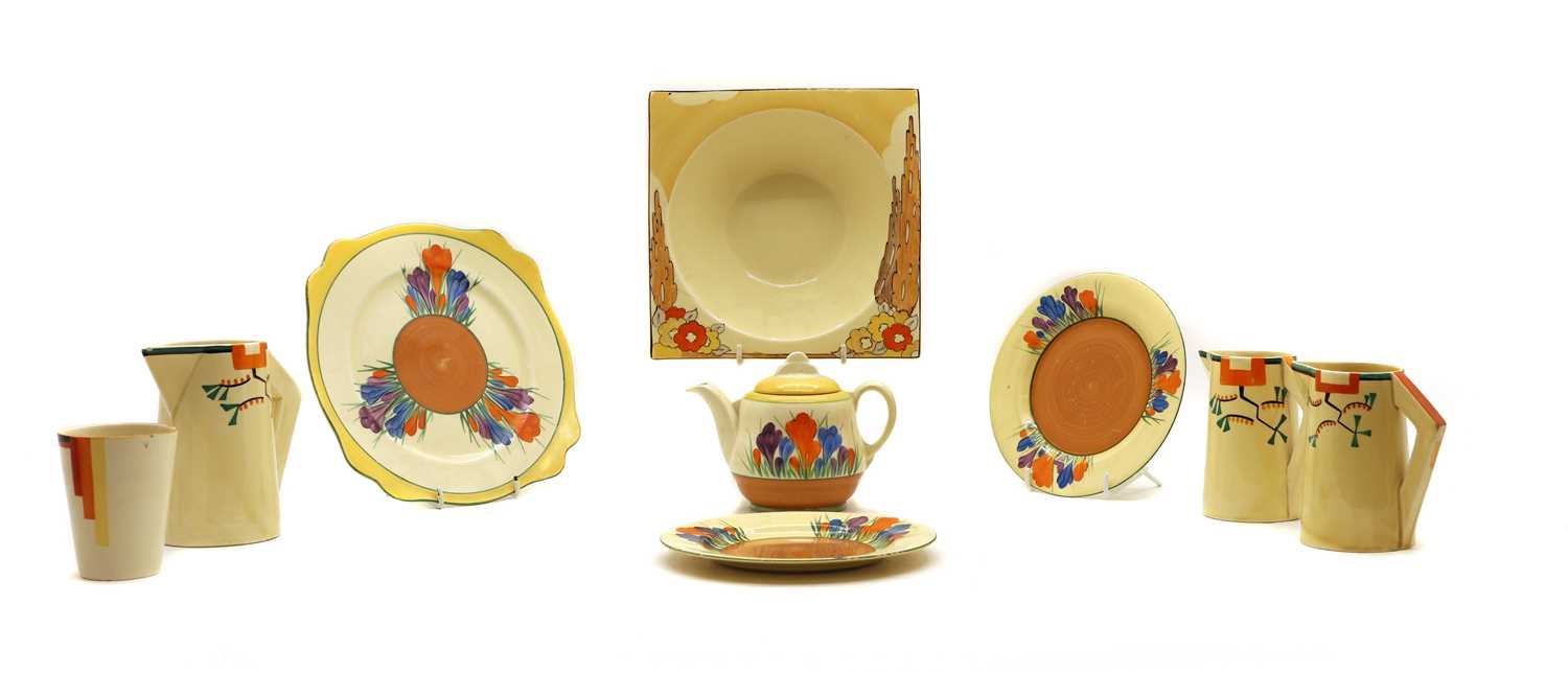 Lot 234 - A collection of Clarice Cliff pottery