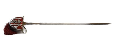 Lot 115 - A George V 1828 pattern basket-hilted broadsword
