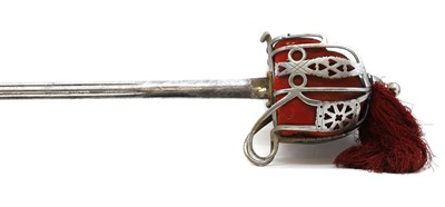 Lot 115 - A George V 1828 pattern basket-hilted broadsword