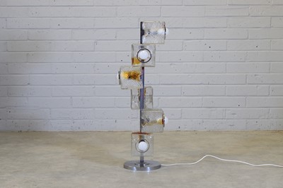 Lot 276 - An Italian Murano glass floor lamp