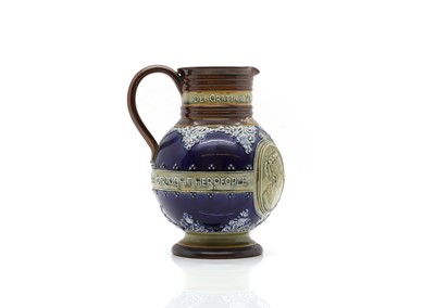 Lot 132 - A Doulton stoneware jug