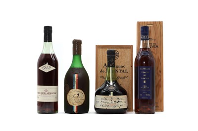 Lot 178 - A selection of Armagnacs