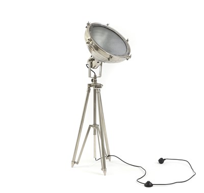 Lot 317 - A chromed spotlight