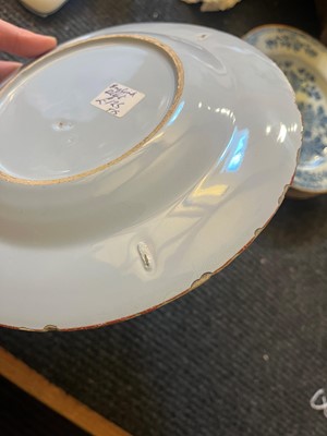 Lot 250 - A group of five English Delft pottery plates