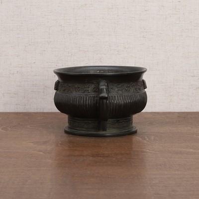 Lot 122 - A Chinese bronze incense burner