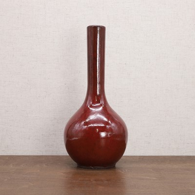 Lot 160 - A Chinese flambé glazed vase