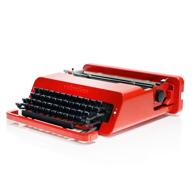 Lot 273 - An Olivetti 'Valentine' typewriter