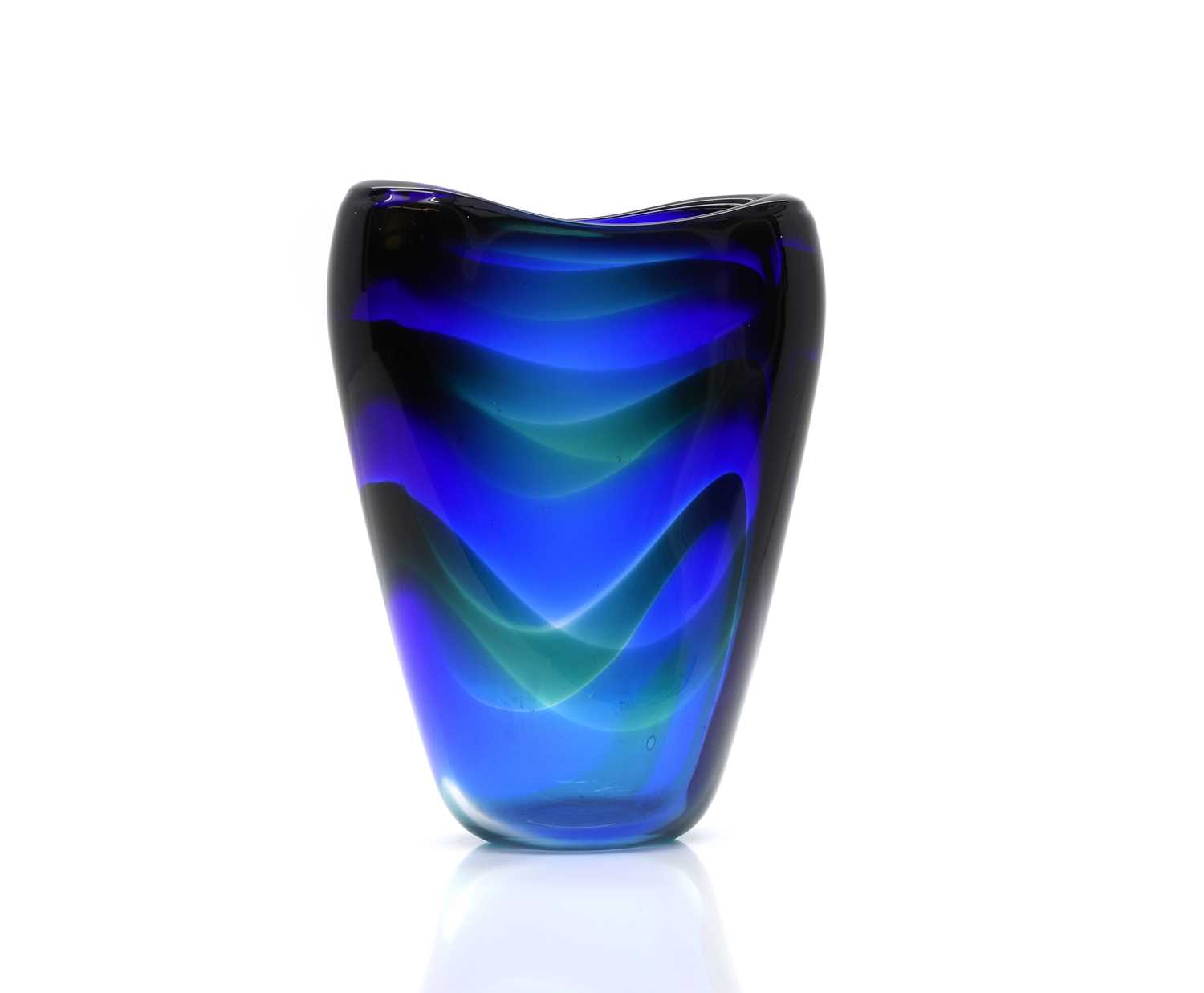 Lot 192 - A Leerdram 'Unica' glass vase