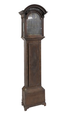 Lot 411 - A George III mahogany longcase clock