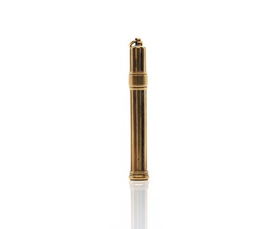 Lot 31 - A 9ct gold propelling pencil