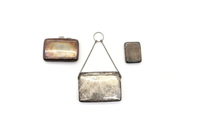 Lot 58 - A collection of three silver cases