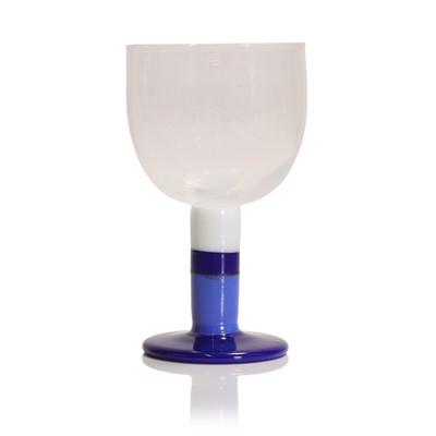 Lot 314 - A 'Pop' glass goblet