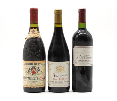 Lot 180 - A selection of French red wines