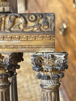 Lot 251 - A pair of carved Siena marble grand tour models