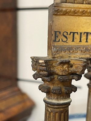 Lot 251 - A pair of carved Siena marble grand tour models