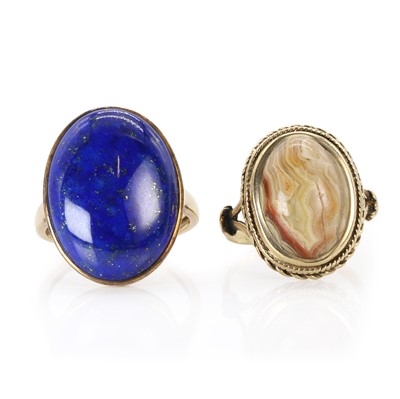 Lot 305 - Two gem set rings