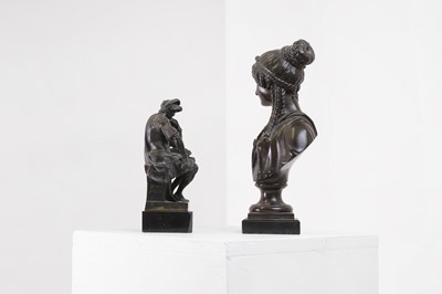 Lot 261 - Two grand tour bronzes