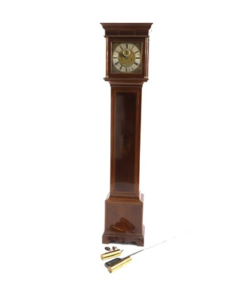 Lot 216 - An Edwardian long cased clock