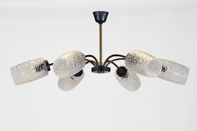 Lot 193 - A French modernist chandelier