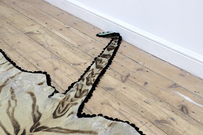 Lot 359 - A taxidermy Bengal tiger skin rug