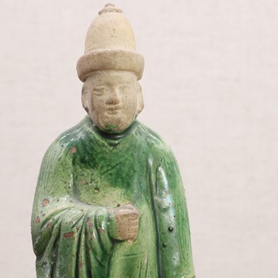 Lot 23 - A Chinese biscuit figure