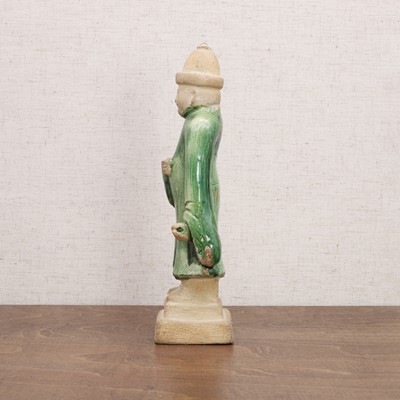 Lot 23 - A Chinese biscuit figure
