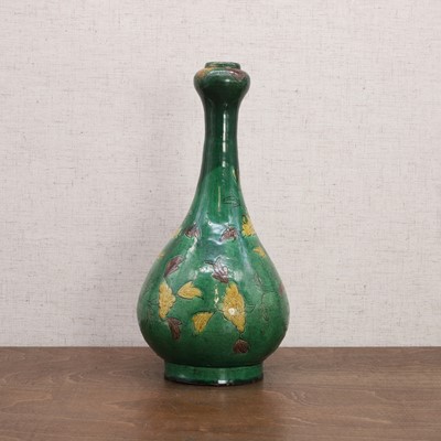 Lot 41 - A Chinese famille verte vase