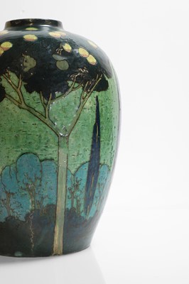 Lot 45 - A Royal Doulton barbotine ware vase