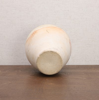 Lot 15 - A Chinese Gongyi ware white-glazed jar