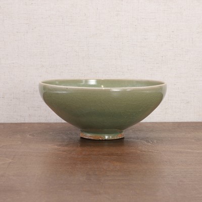 Lot 9 - A Chinese celadon bowl