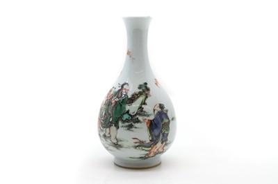 Lot 171 - A Chinese famille verte vase