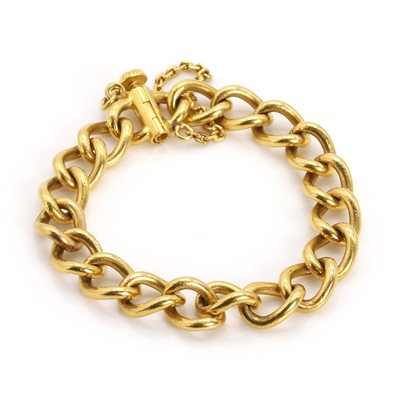 Lot 463 - A high carat gold child's bracelet