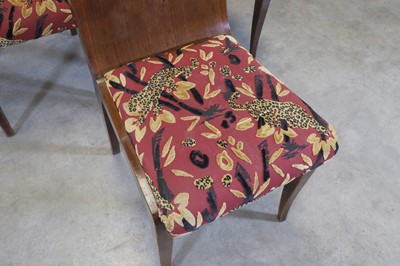 Lot 66 - A set of six French Art Deco mahogany chairs