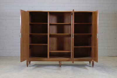 Lot 69 - A mahogany and satinwood bookcase