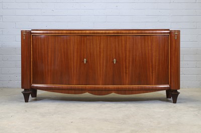 Lot 68 - A French Art Deco Indian rosewood credenza